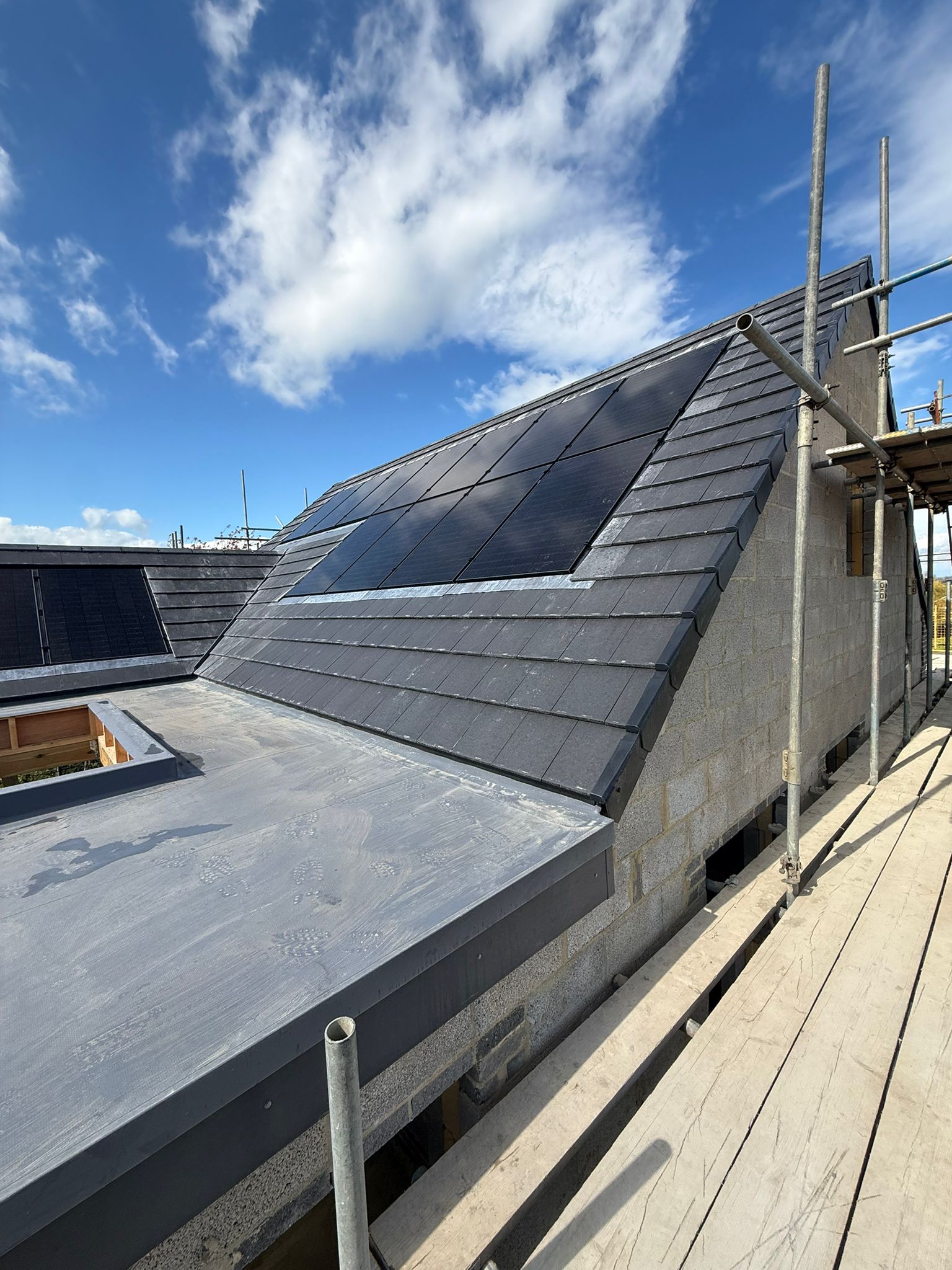 Seamer new build roof - photo 1